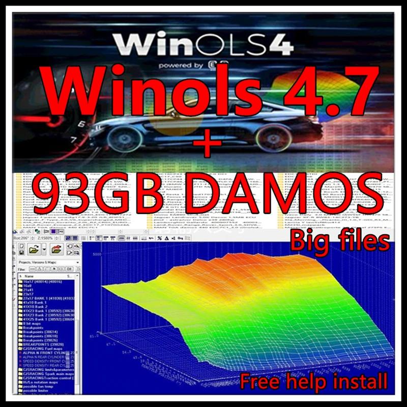 ֽ Winols 4.7 Ʈ + 93GB WINOLS DAMOS  ī̺ Damos Mappacks, 2022 2021 2020 Ĩ Ʃ  , ECU Mappack